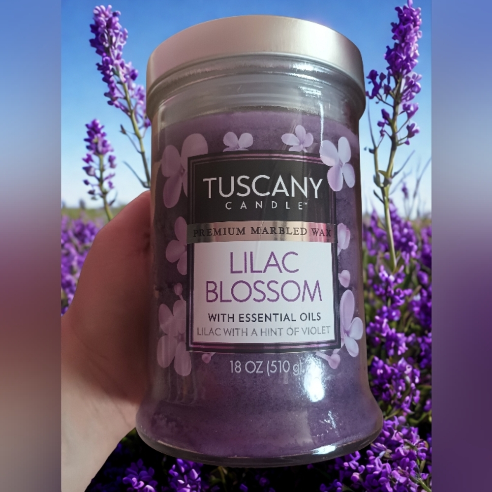 🕯️ Tuscany Candle's Premium Lilac Blossom Candle